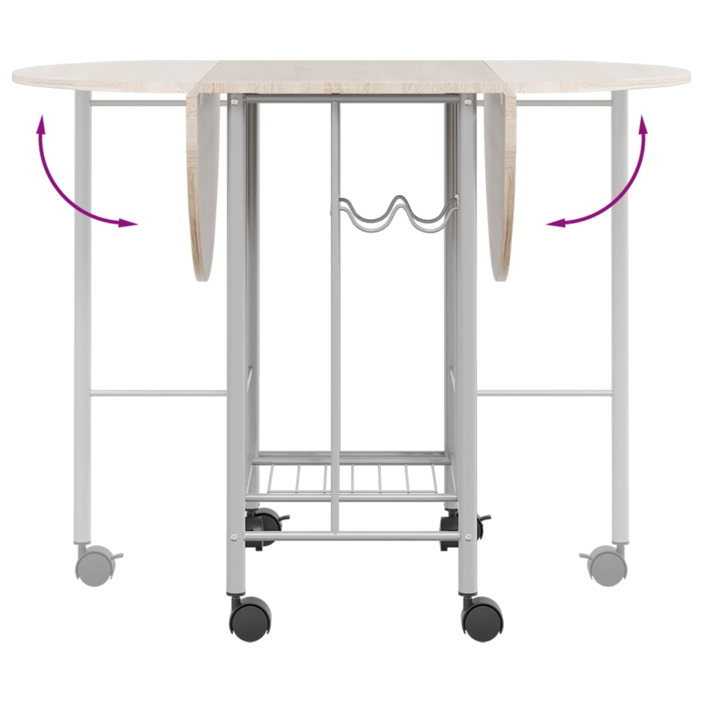 Five Piece Folding Dining Set MDF