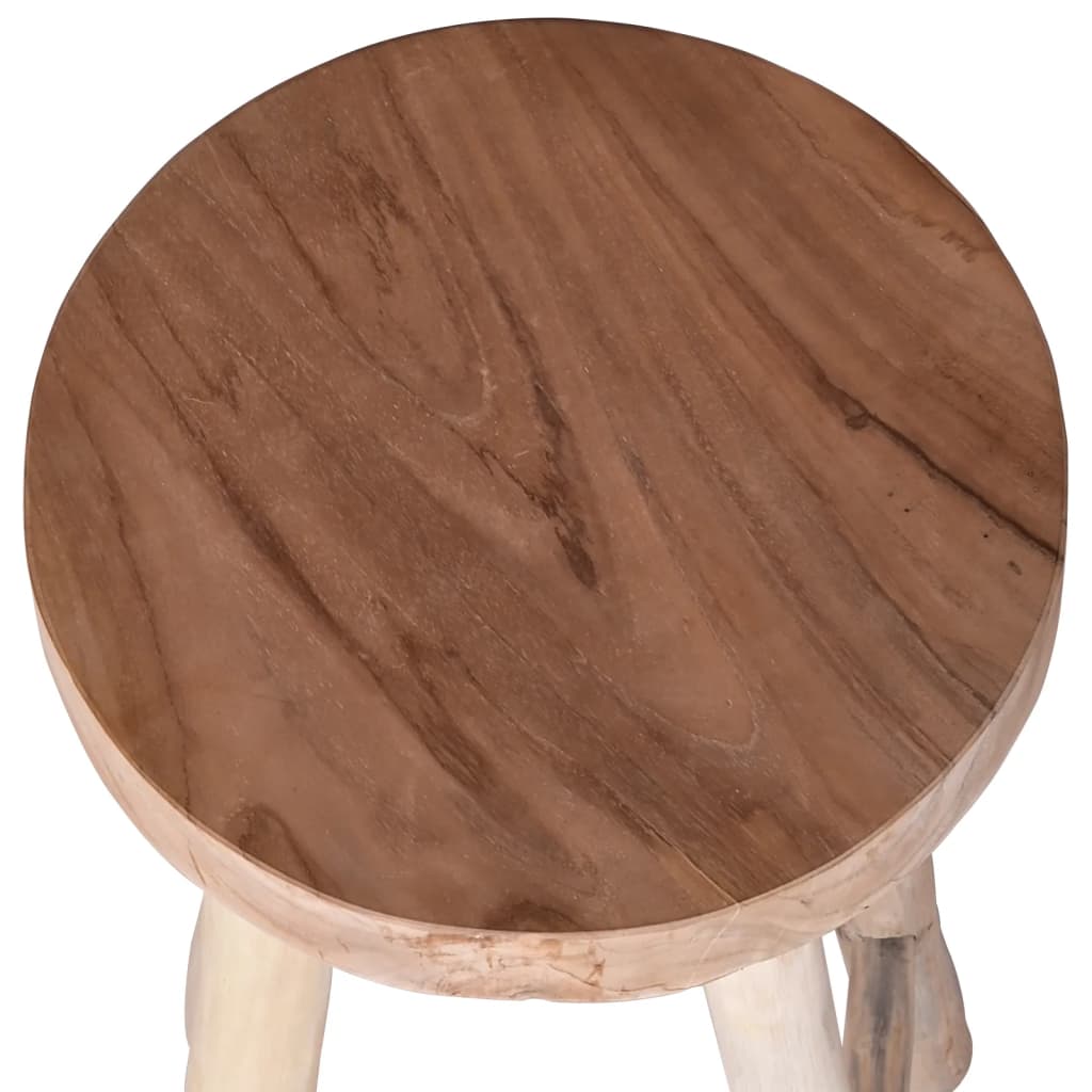 Solid Teak Wood Bar Stool - Durable & Stylish Seating Solution