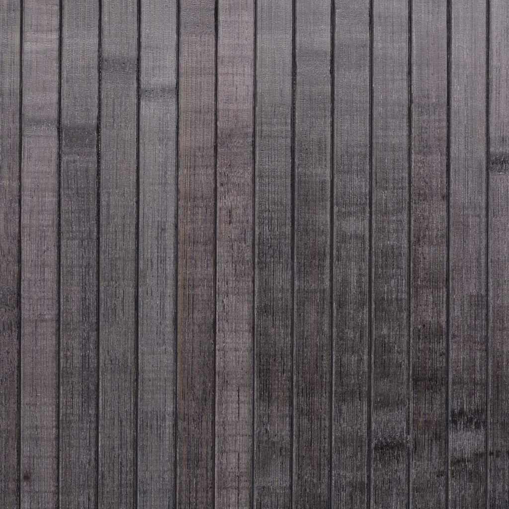 Bamboo Room Divider in Grey - 250x165 cm, Elegant Privacy Screen