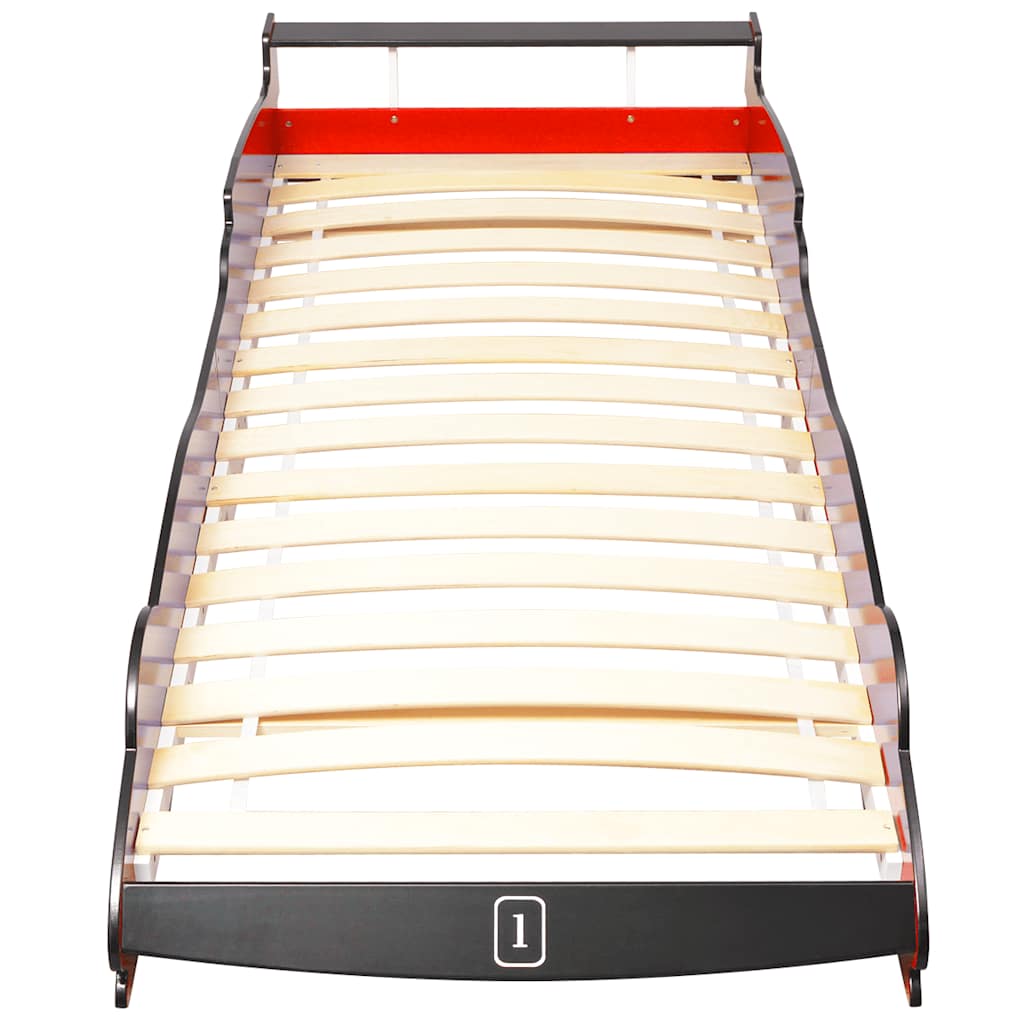Red Children's Race Car Bed 90x200 cm - Sturdy & Stylish