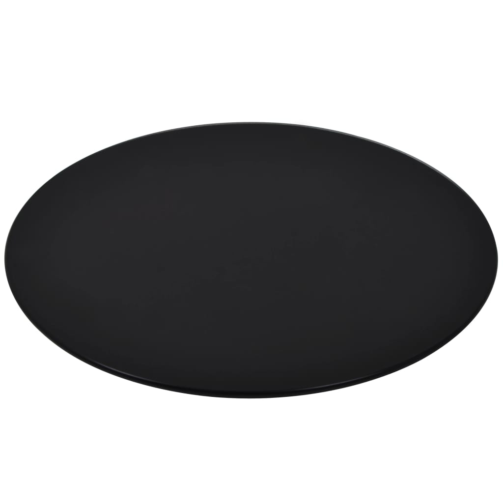 Clear Tempered Glass Round Tabletop - 800mm