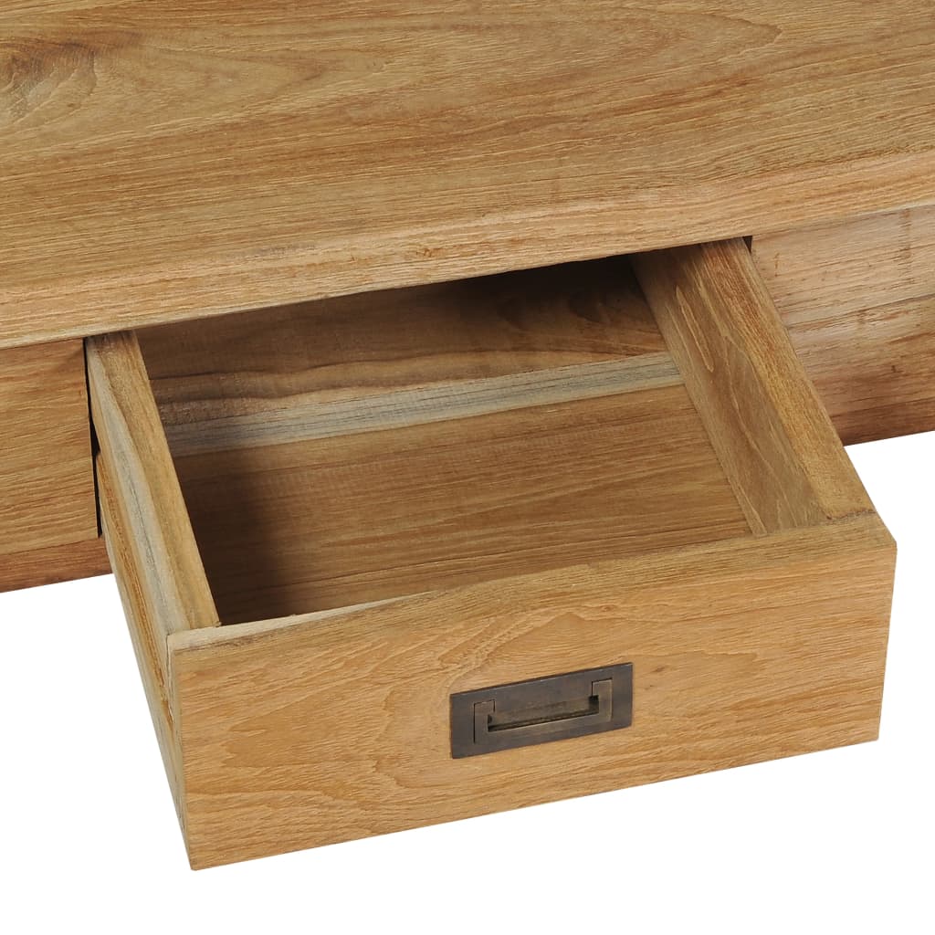 Solid Teak Hall Bench - 90x30x40 cm | Durable & Stylish Seating
