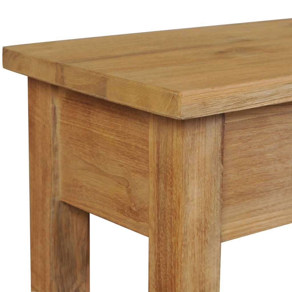 Solid Teak Hall Bench - 90x30x40 cm | Durable & Stylish Seating