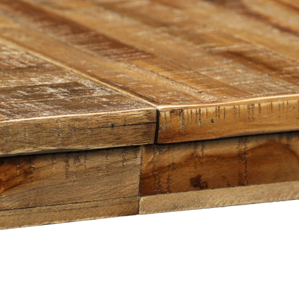 Reclaimed Teak & Steel Dining Table, 180x90x76 cm - Industrial Chic