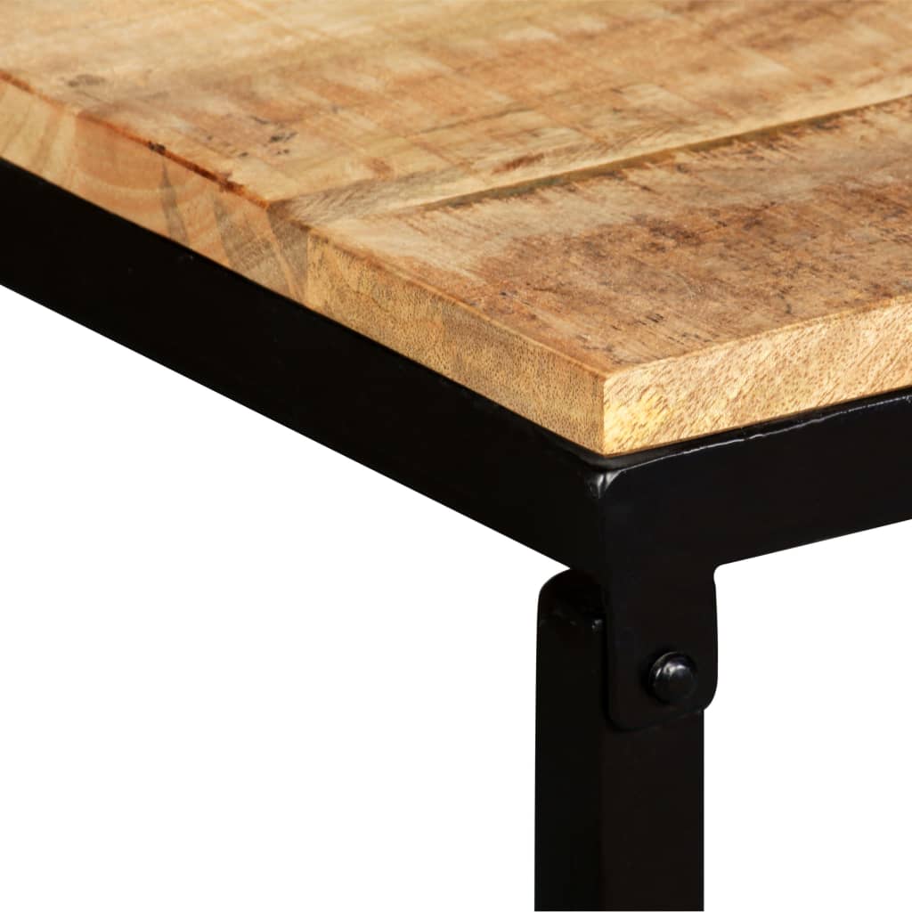 Mango Wood Bench 110x35x45 cm – Solid, Stylish Seating Solution