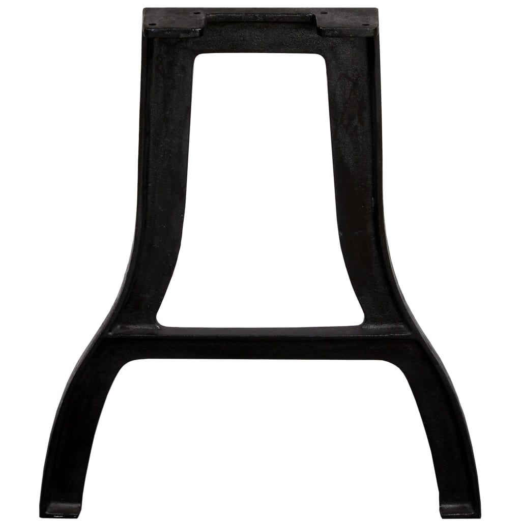 A-Frame Cast Iron Dining Table Legs 2 pcs - Durable & Stylish