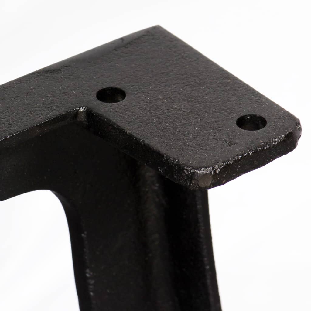 A-Frame Cast Iron Coffee Table Legs 2 pcs - Durable & Stylish Design