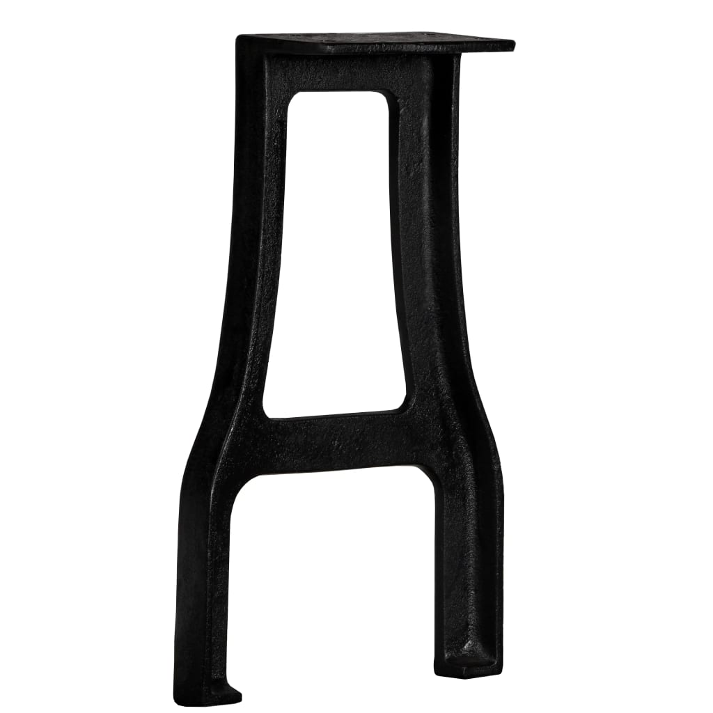 A-Frame Cast Iron Bench Legs 2 pcs – Durable Black Metal Supports