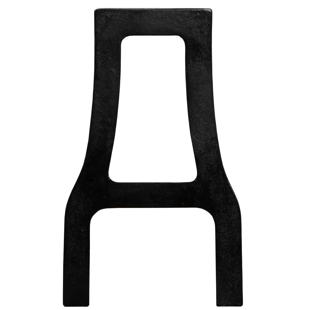 A-Frame Cast Iron Bench Legs 2 pcs – Durable Black Metal Supports