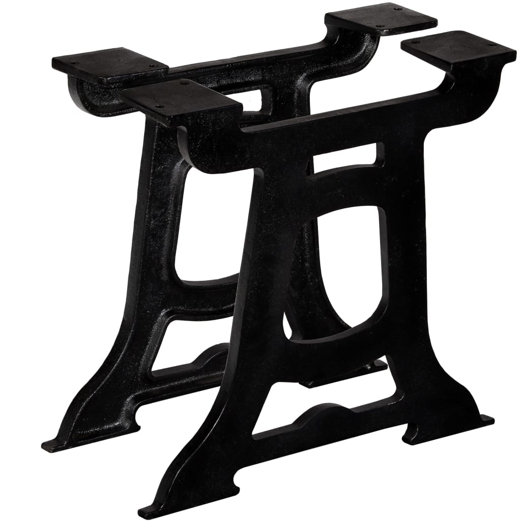 Cast Iron Y-Frame Coffee Table Legs 2 pcs - Durable & Stylish
