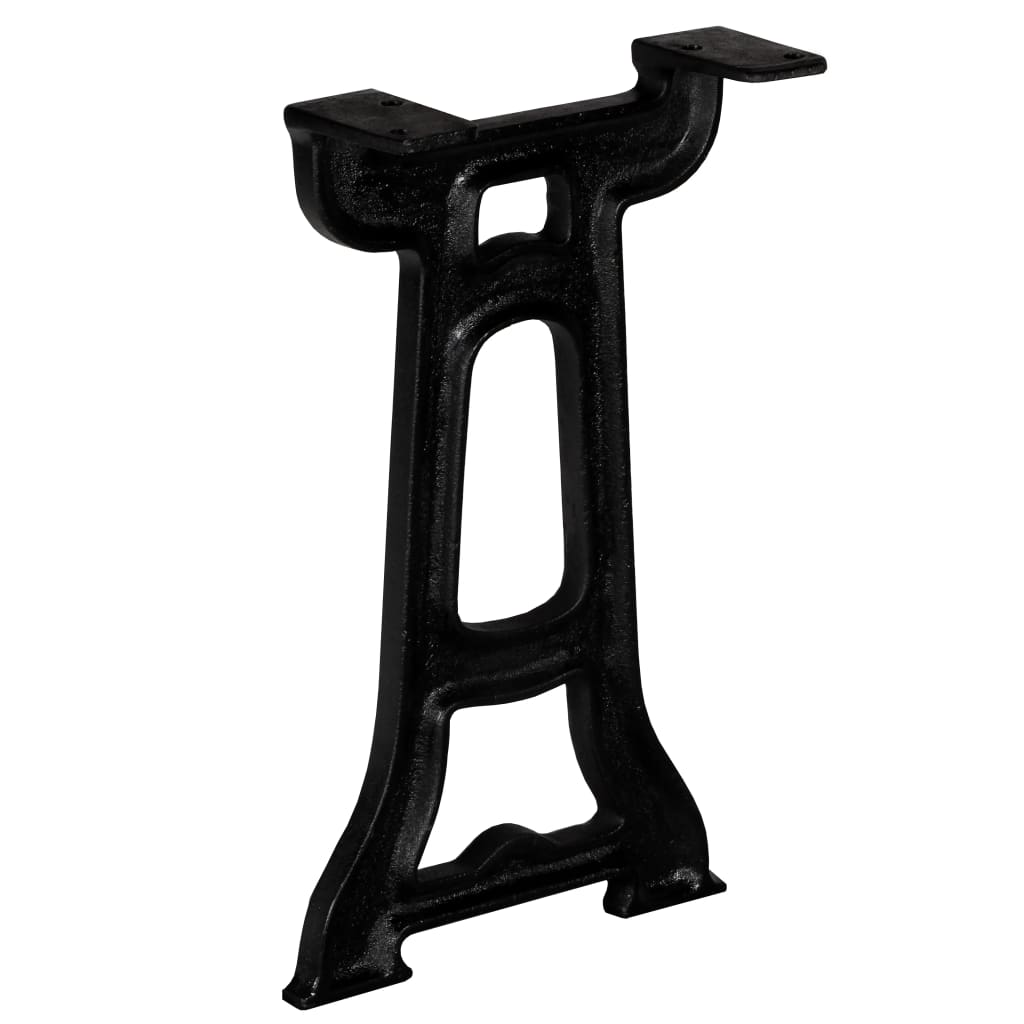 Cast Iron Y-Frame Bench Legs 2 Pcs - Durable & Stylish Support