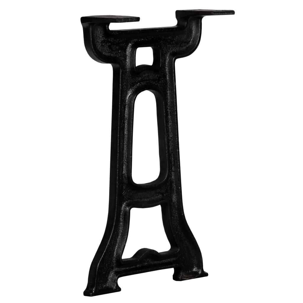 Cast Iron Y-Frame Bench Legs 2 Pcs - Durable & Stylish Support