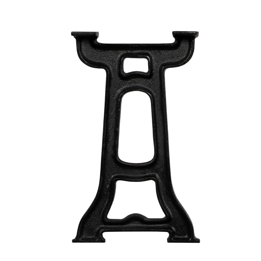 Cast Iron Y-Frame Bench Legs 2 Pcs - Durable & Stylish Support