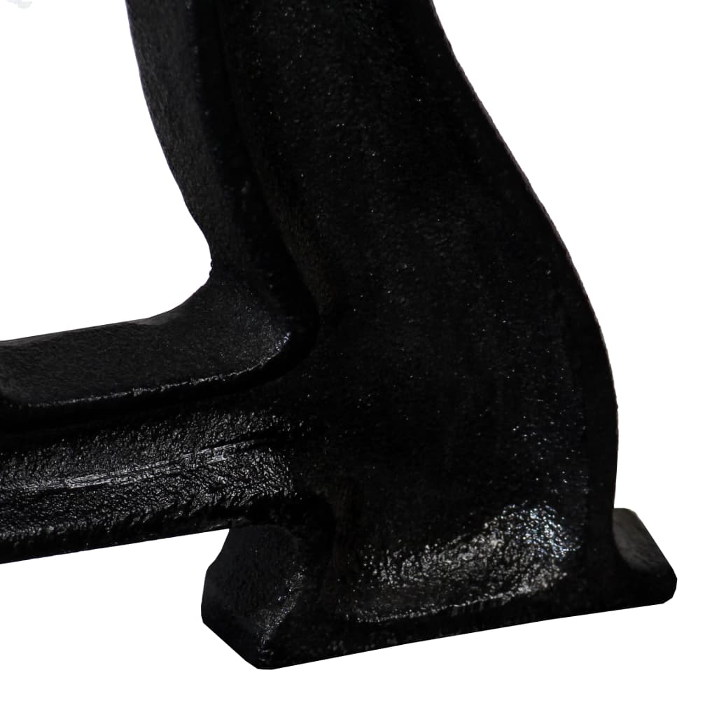 Cast Iron Y-Frame Bench Legs 2 Pcs - Durable & Stylish Support