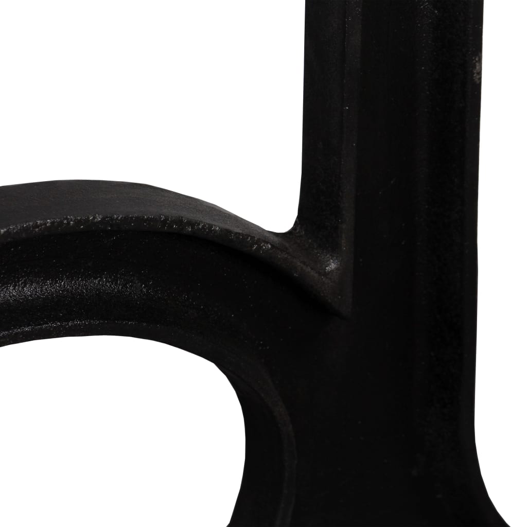 Elegant A-Frame Cast Iron Coffee Table Legs (2 pcs) - Arched Design