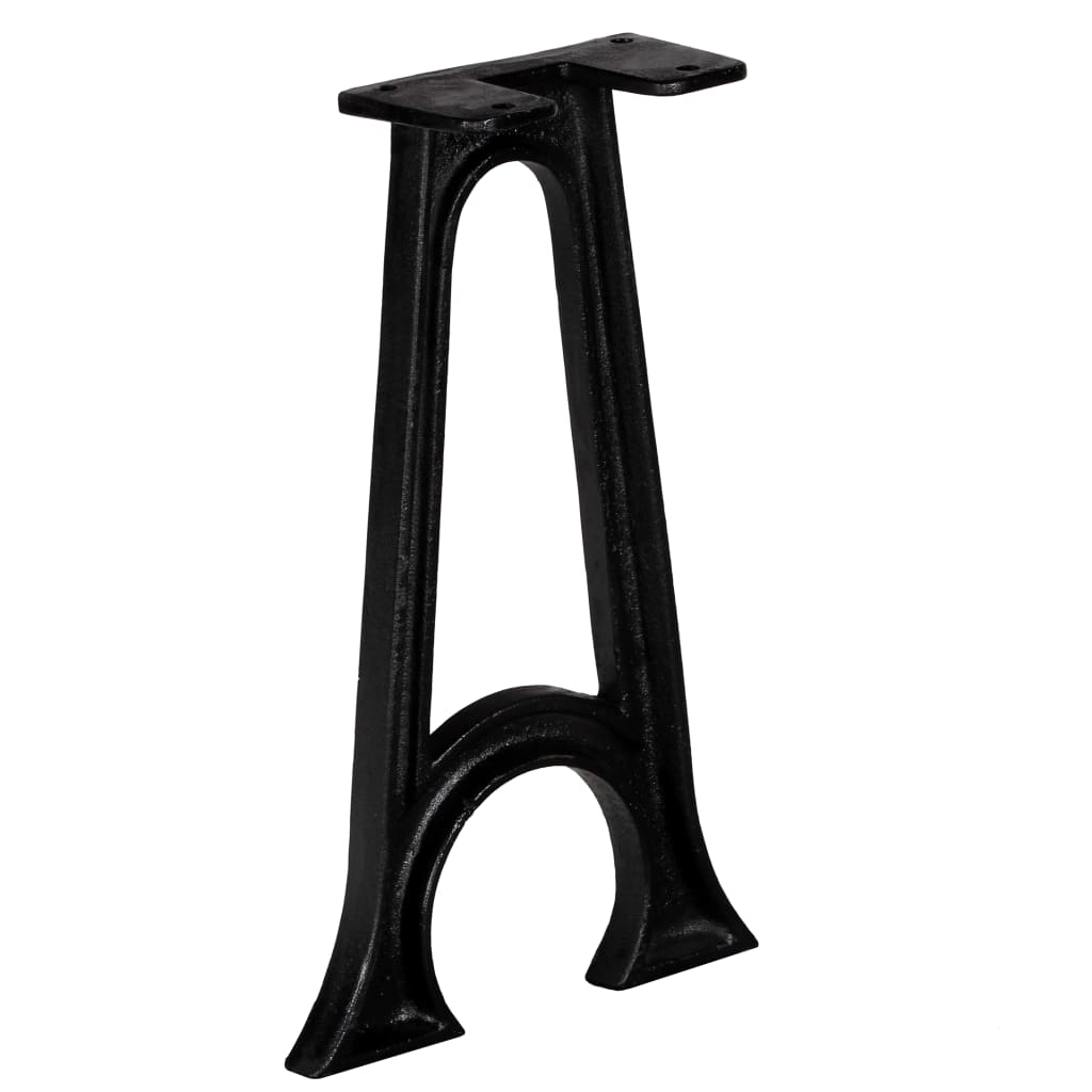 Arched A-Frame Cast Iron Bench Legs 2pcs - Durable & Stylish