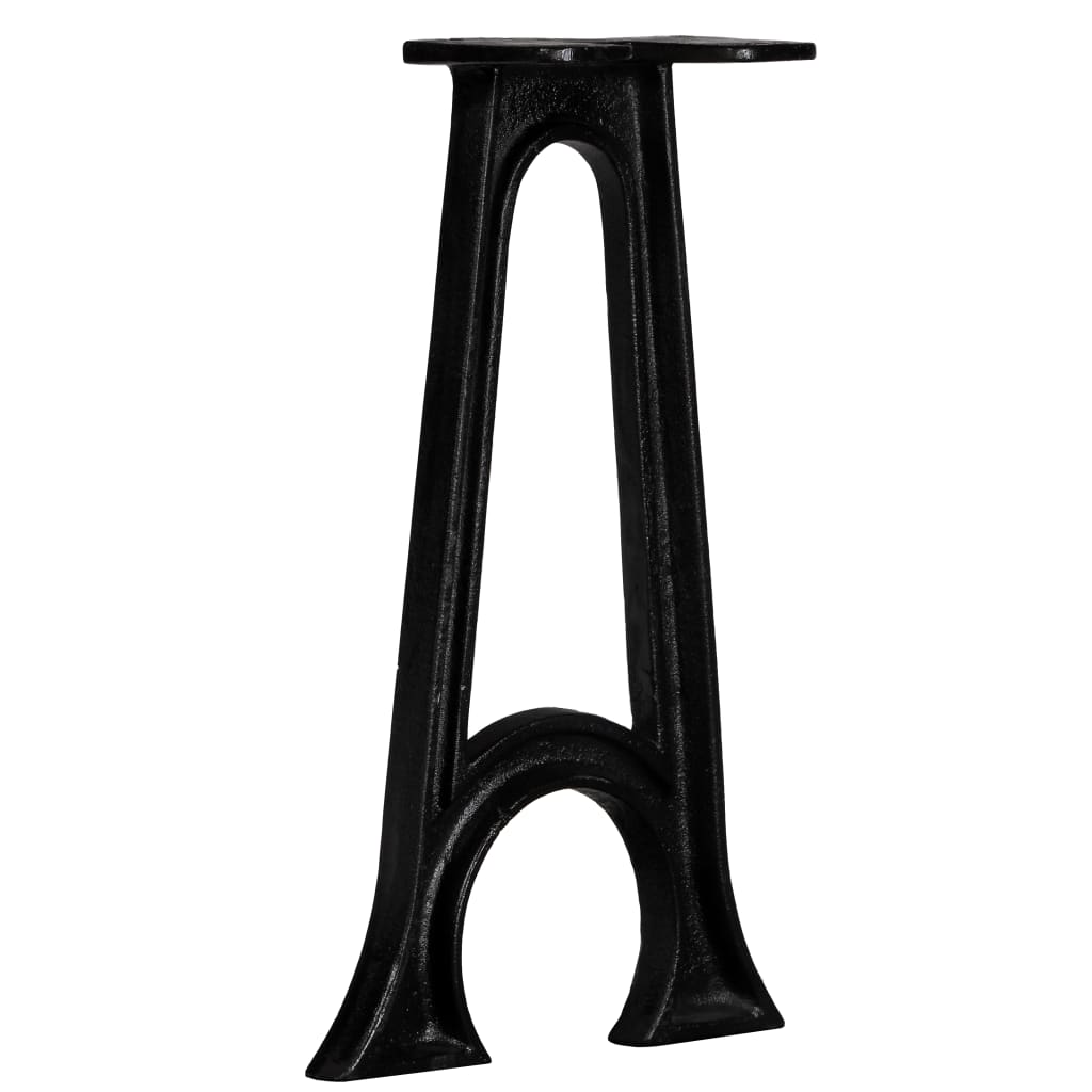 Arched A-Frame Cast Iron Bench Legs 2pcs - Durable & Stylish
