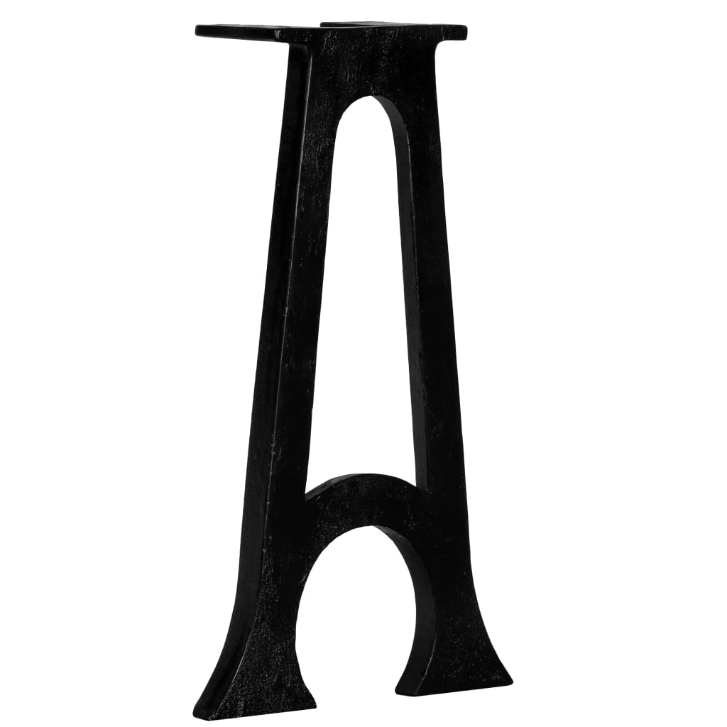 Arched A-Frame Cast Iron Bench Legs 2pcs - Durable & Stylish