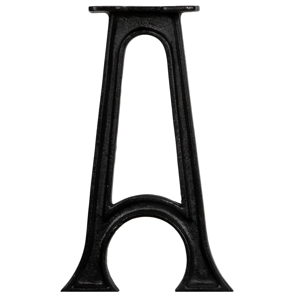 Arched A-Frame Cast Iron Bench Legs 2pcs - Durable & Stylish