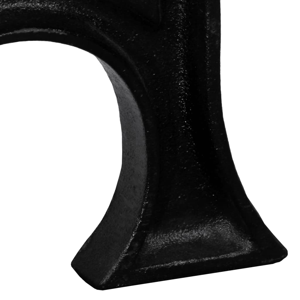 Arched A-Frame Cast Iron Bench Legs 2pcs - Durable & Stylish