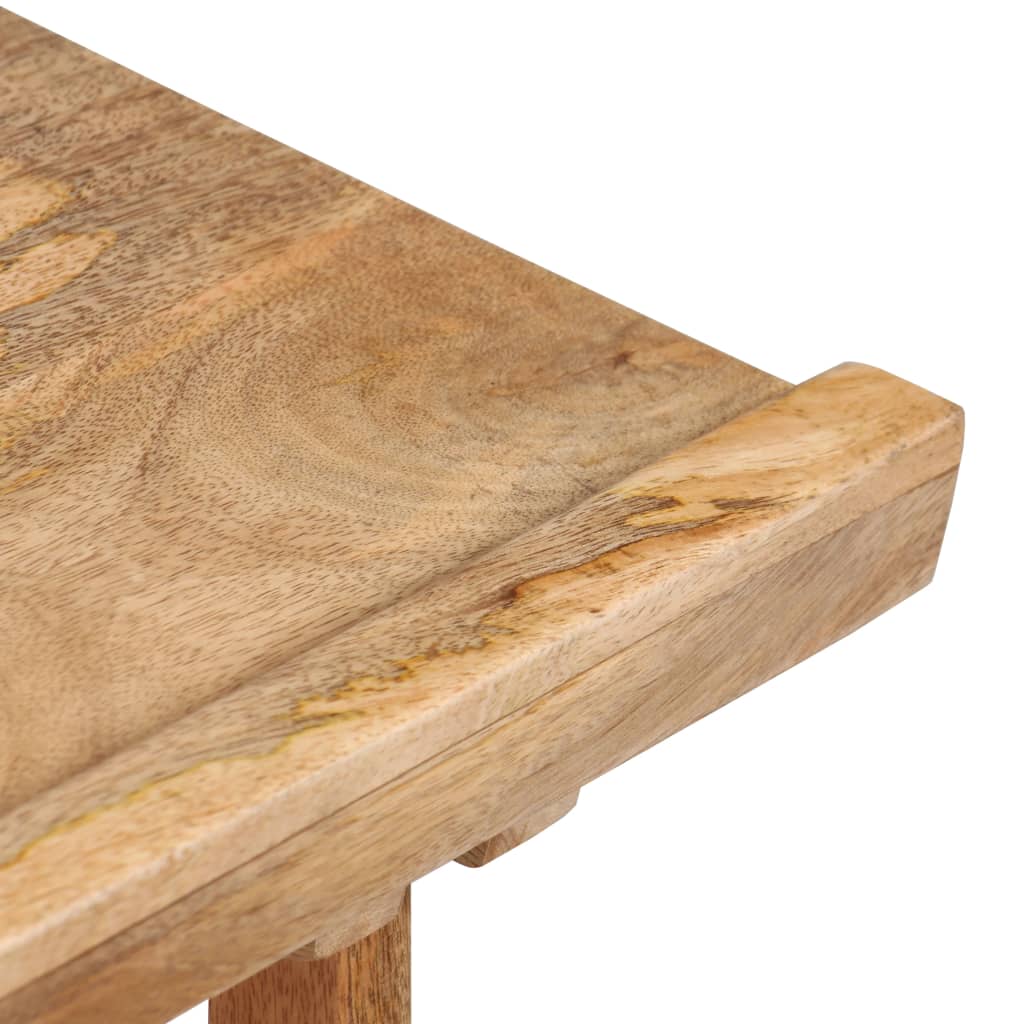 Solid Mango Wood Drafting Table 116x50x76 cm - Natural Finish