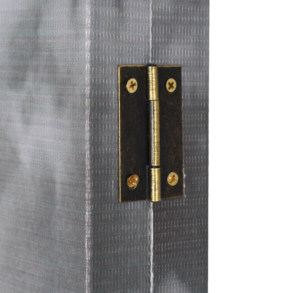 London Bus Folding Room Divider 120x170cm - Black & White Canvas