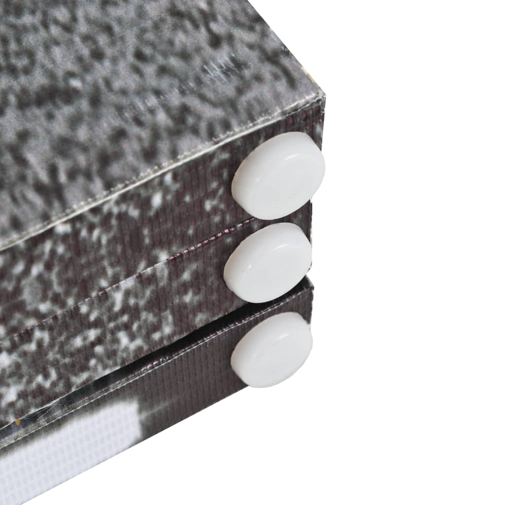 London Bus Black & White Folding Room Divider, 160x170 cm Fabric