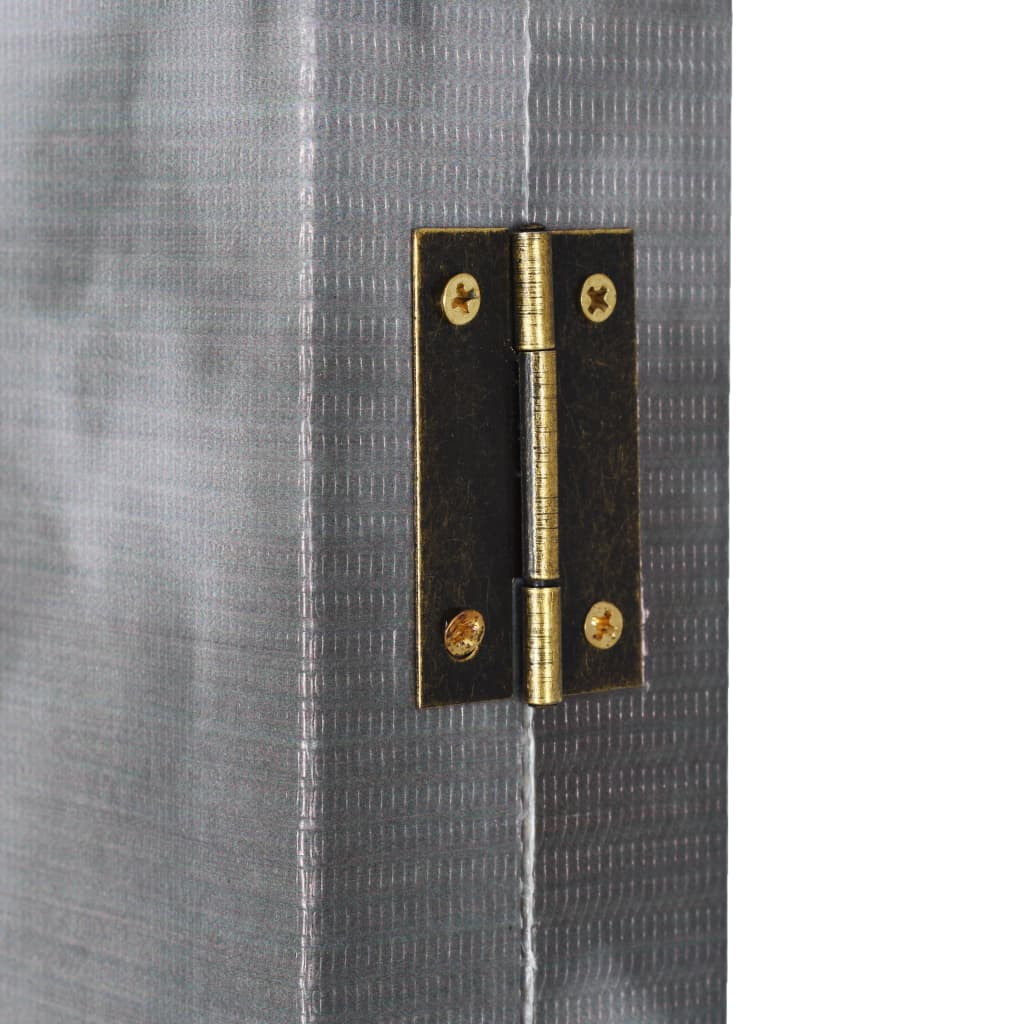 London Bus Black & White Folding Room Divider, 228x170 cm