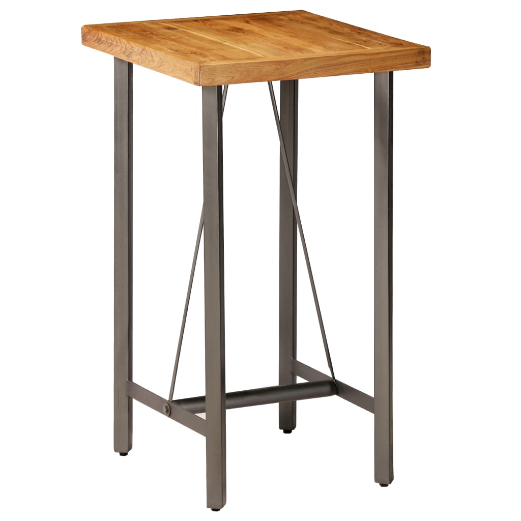 Bar Set 3 Pieces Solid Reclaimed Teak