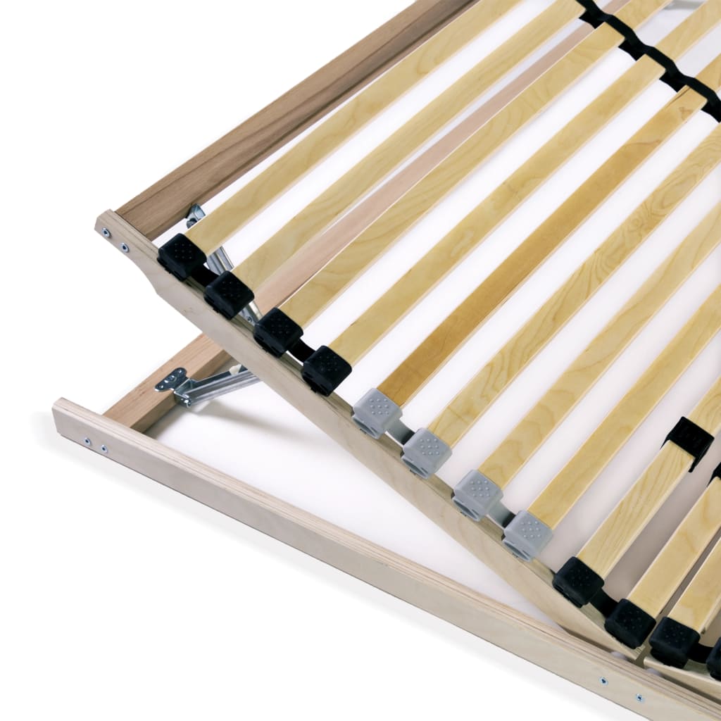 Premium 28-Slat Beech Bed Base, 7 Zones, 120x200 cm