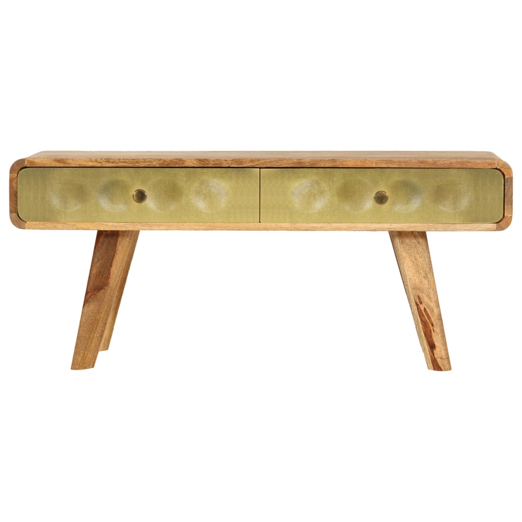 Coffee Table Solid Mango Wood 90x50x40 cm