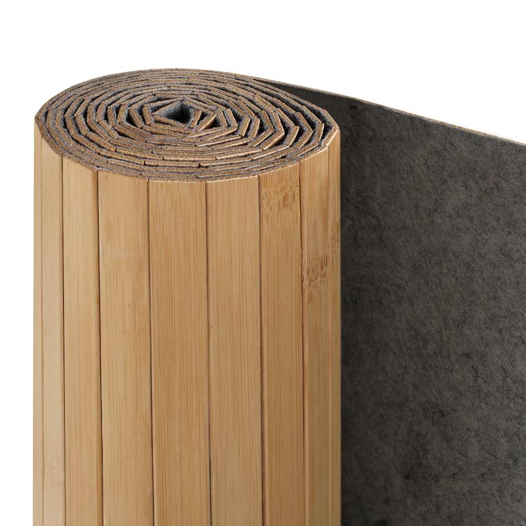 Natural Bamboo Room Divider 250x165 cm | Stylish Privacy Screen