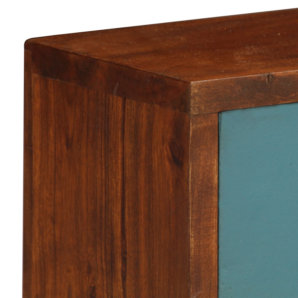 Solid Acacia Wood Writing Desk - 110x50x90 cm, Elegant Design
