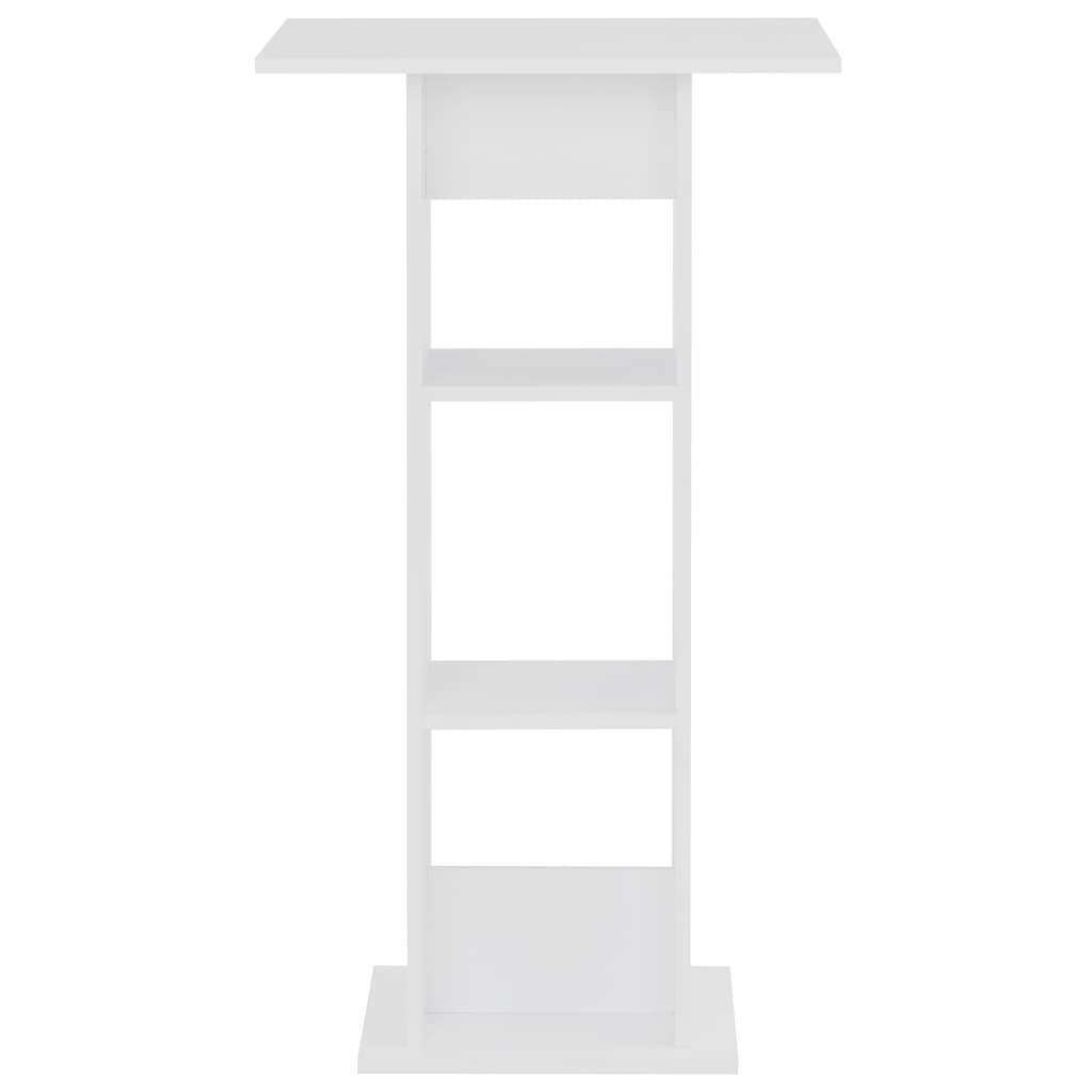 White Bar Table 60x60x110 cm - Sleek & Modern Design