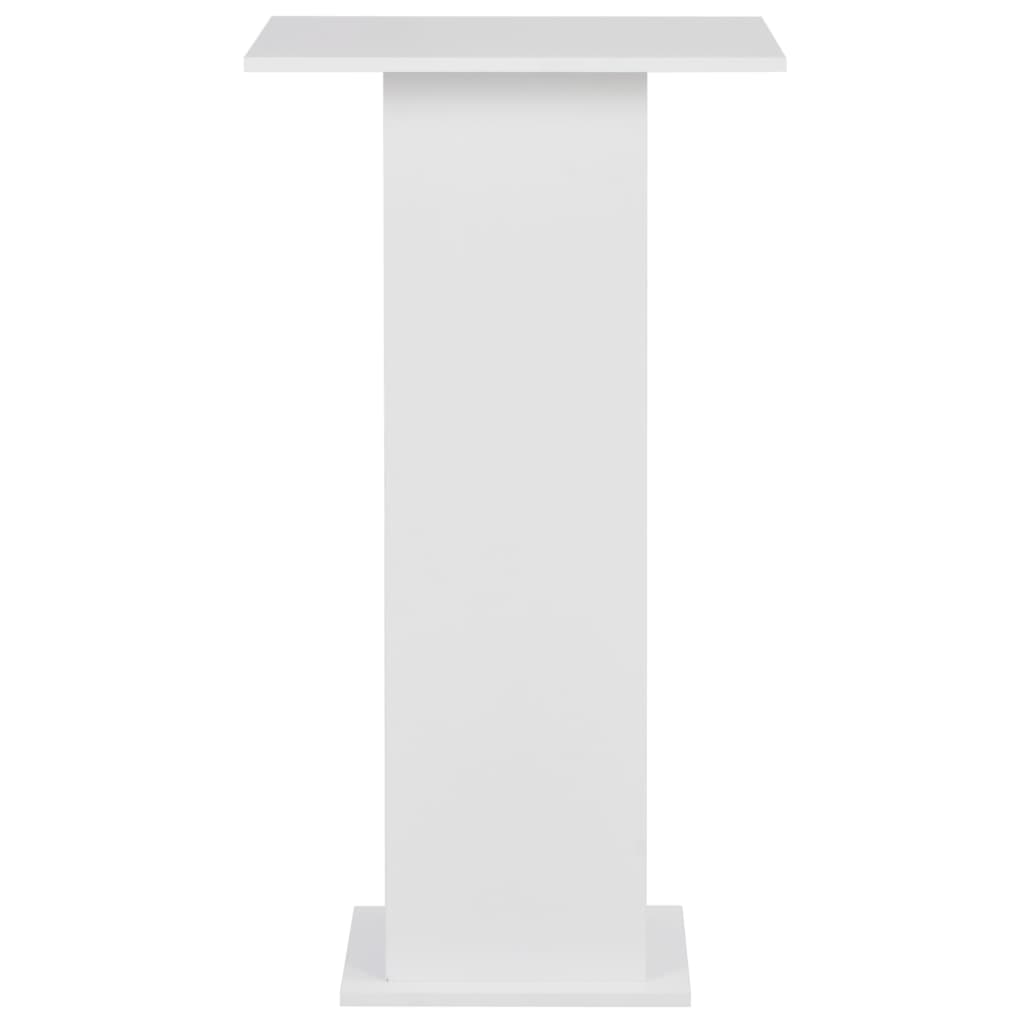 White Bar Table 60x60x110 cm - Sleek & Modern Design
