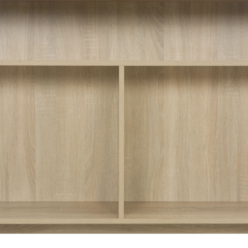 Oak Bar Table with Dual Tops - 130x40x120 cm