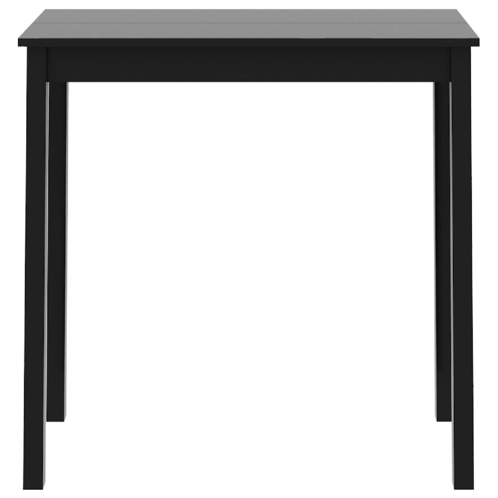 Sleek Black MDF Bar Table, 115x55x107 cm - Modern Design