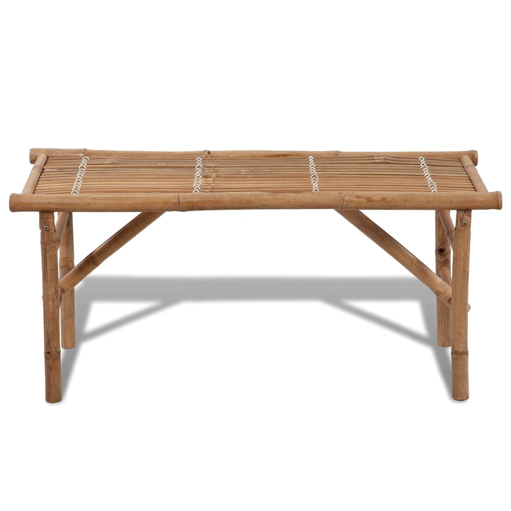 Bamboo Folding Garden Bench 118 cm - Compact & Eco-Friendly Seating