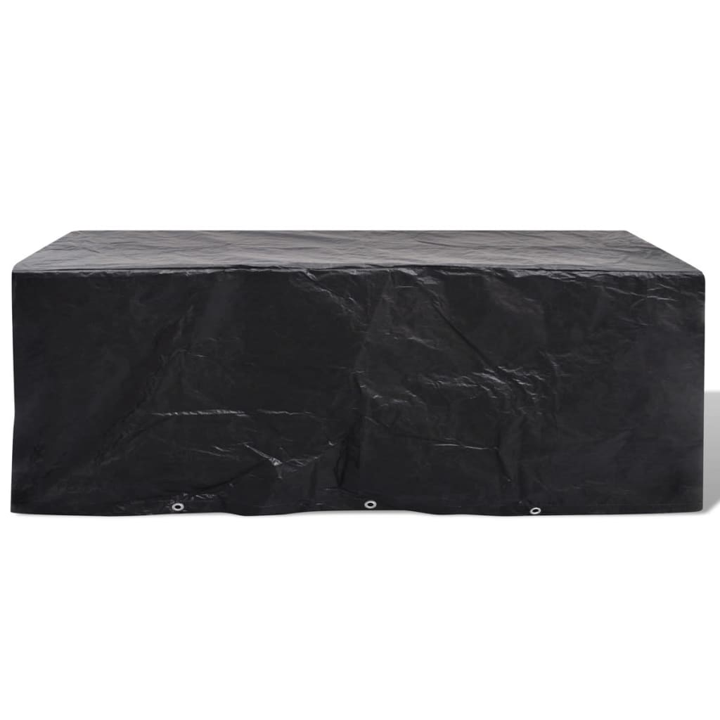 Waterproof Cover for 8-Person Rattan Set, 10 Eyelets, 229x113cm
