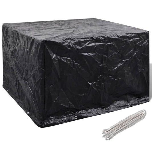 Durable Green Garden Furniture Cover, 8 Eyelets, 135x135x90 cm
