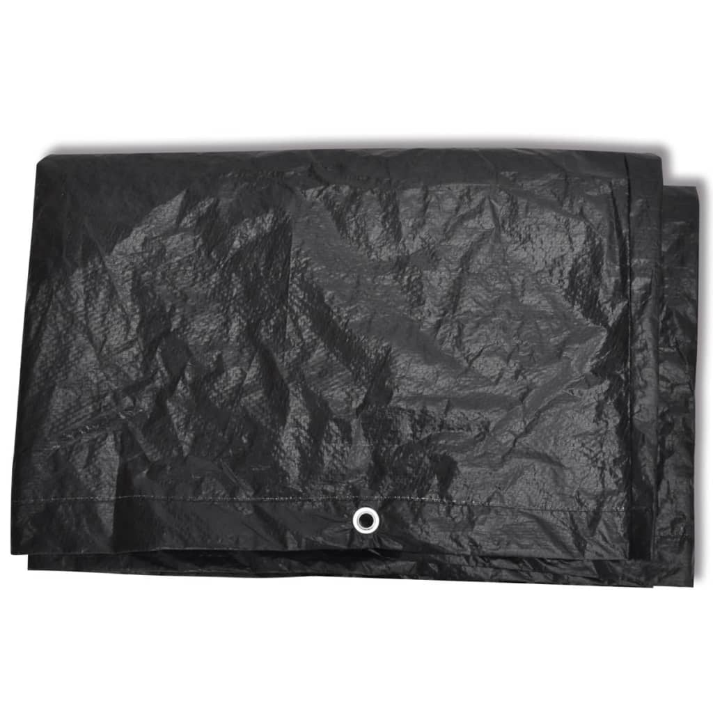 Durable Green Garden Furniture Cover, 8 Eyelets, 180x70x90 cm