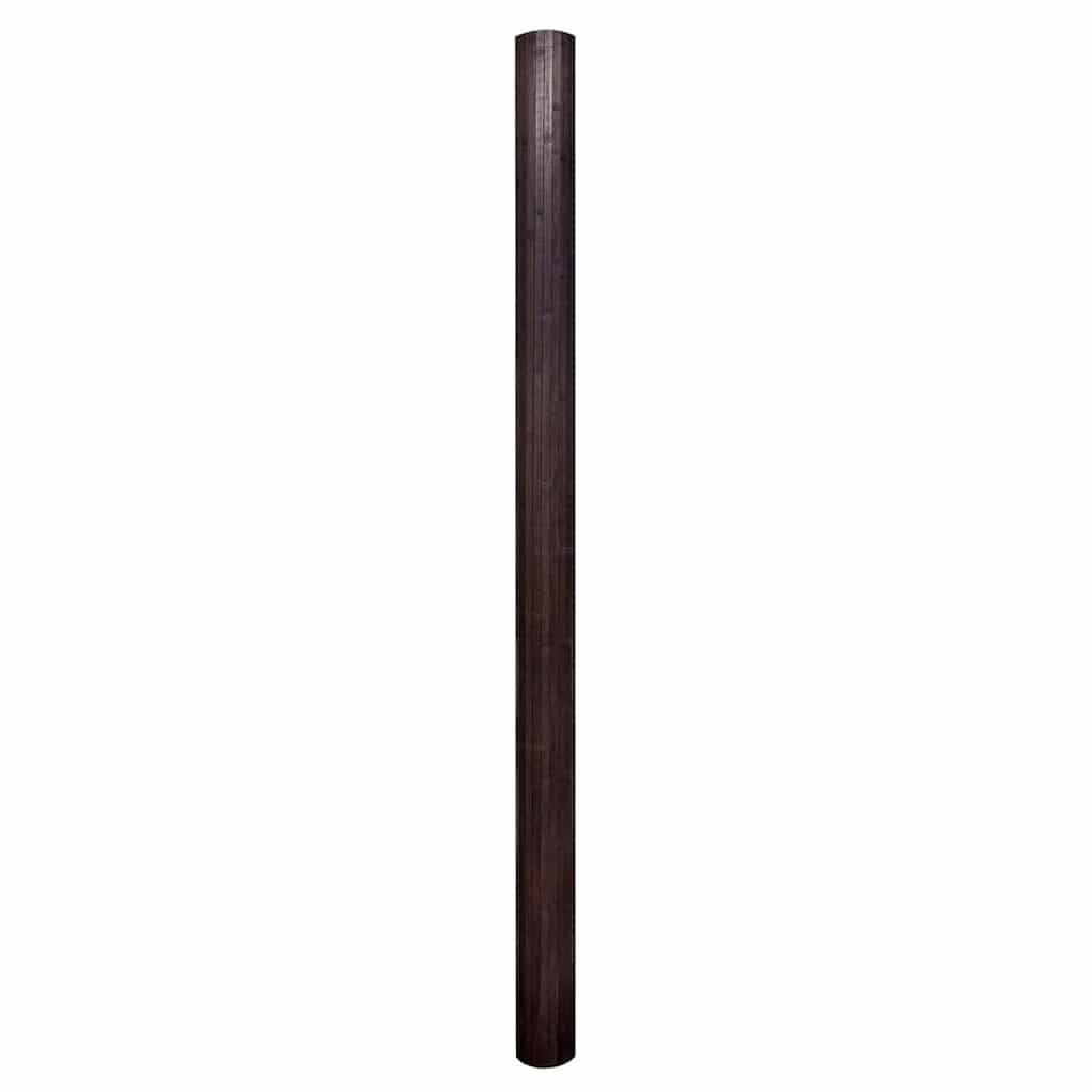 Dark Brown Bamboo Room Divider - 250x165 cm Privacy Screen