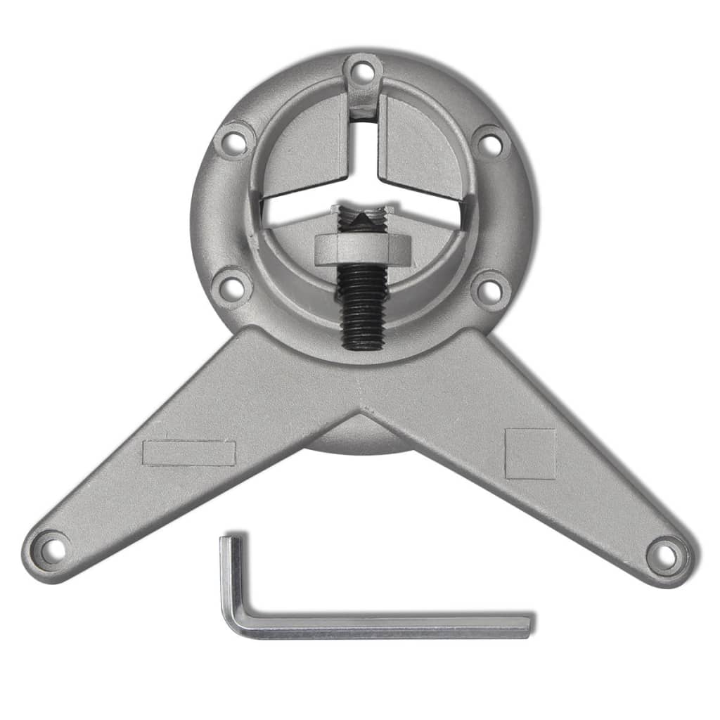 Chrome Adjustable Table Legs - Set of 4, 710mm Height