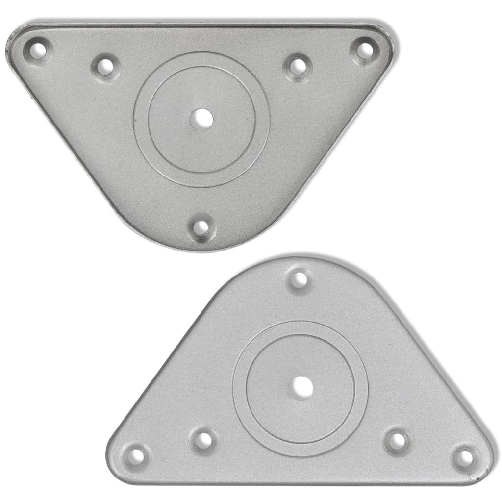 Adjustable Chrome Table Legs - Set of 4, 870mm Height