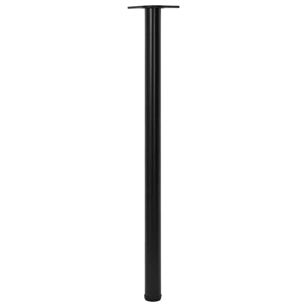 Adjustable Black Table Legs, 1100mm, Set of 4, Sturdy & Stylish
