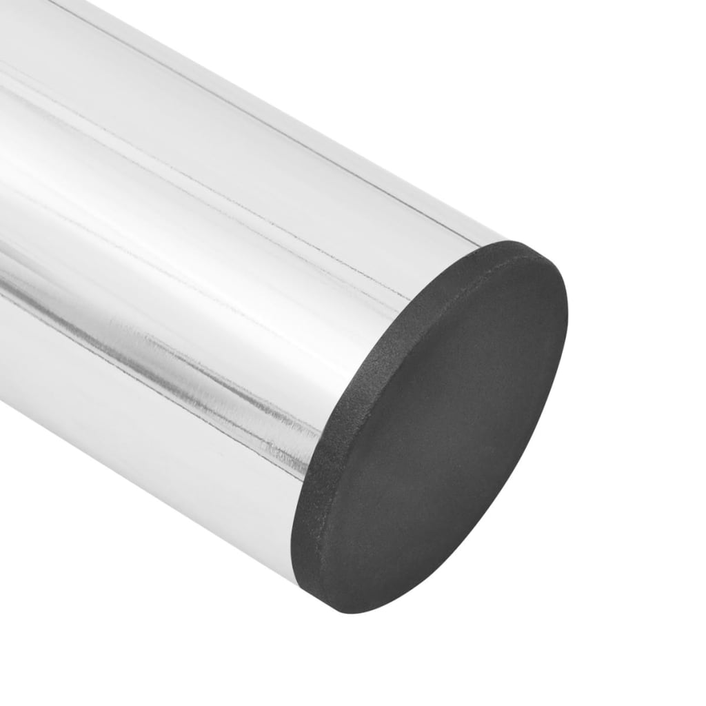 Adjustable Chrome Telescopic Table Legs, 710-1100mm, Set of 2