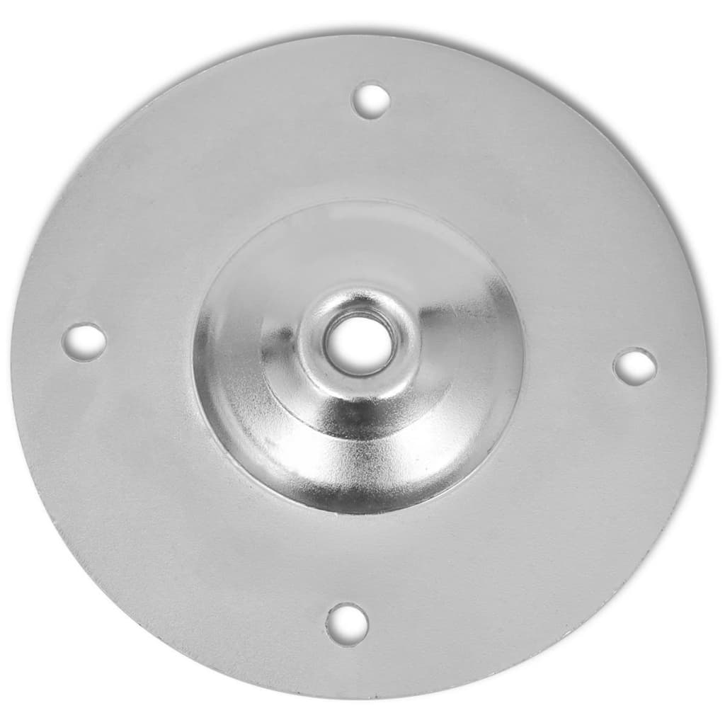 Adjustable Chrome Telescopic Table Legs, 710-1100mm, Set of 2