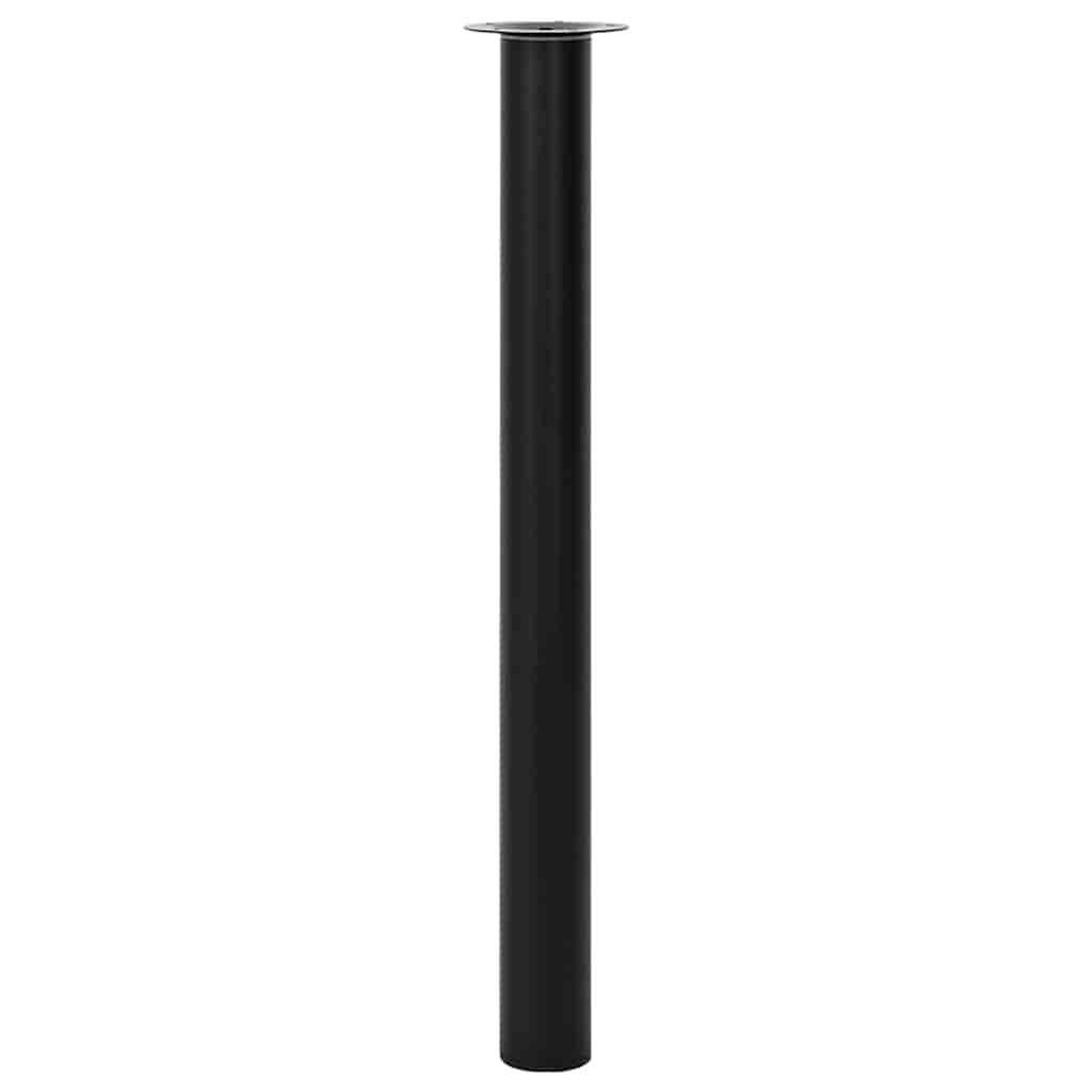 Adjustable Black Telescopic Table Legs 710-1100mm (Set of 2)