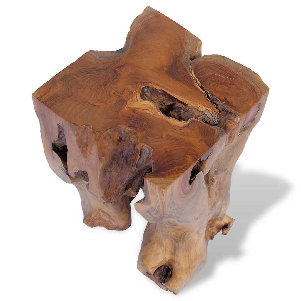 Solid Teak Wood Stool - Durable & Stylish Seating Solution