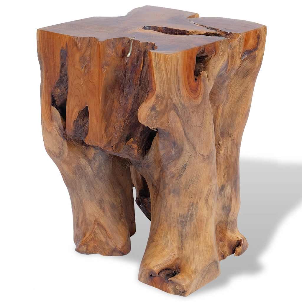 Solid Teak Wood Stool - Durable & Stylish Seating Solution